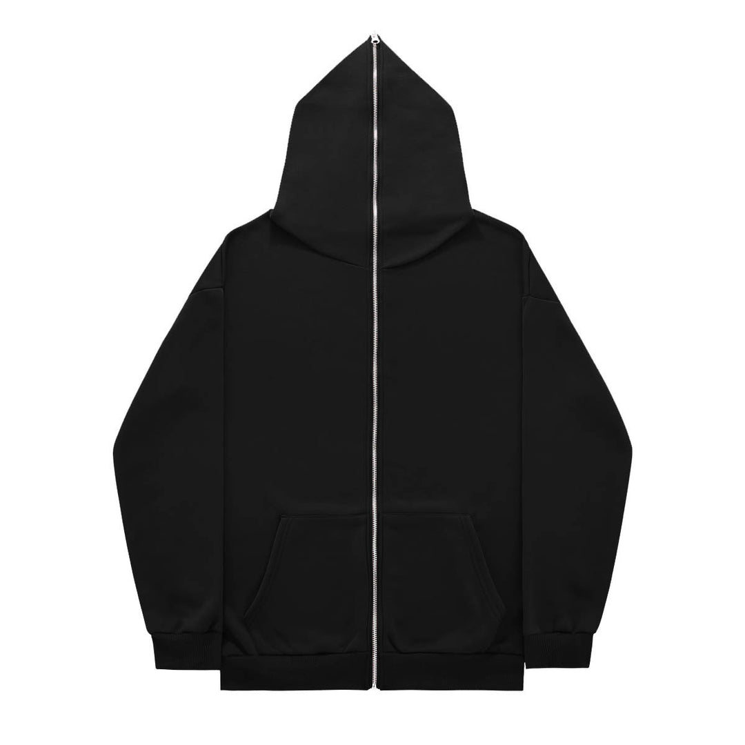 Hooded jacket for women with striking inscription and high-quality material Lune London