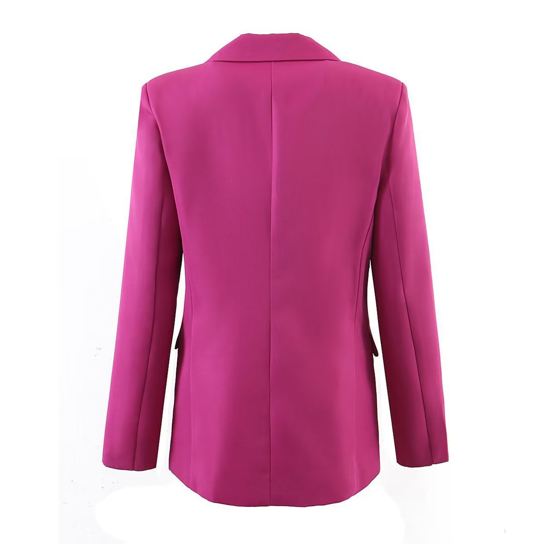 Blazer Élégant Femme à Coupe Ajustée et Col Rabattu Chic & Stil