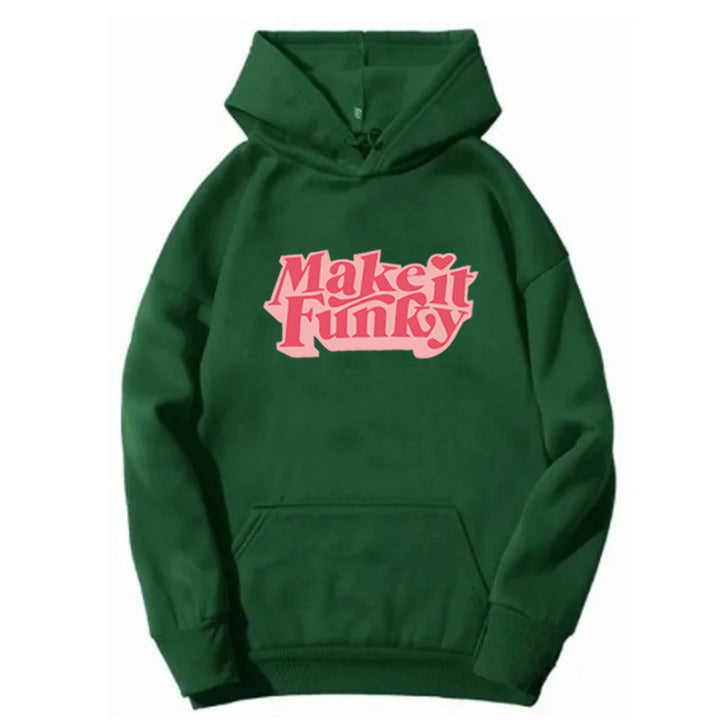 Women's hoodie with playful print Chic & Stil