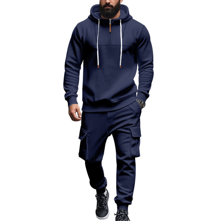 Men's Sporty Tracksuit with Modern Zipper and Practical Pockets Lune London