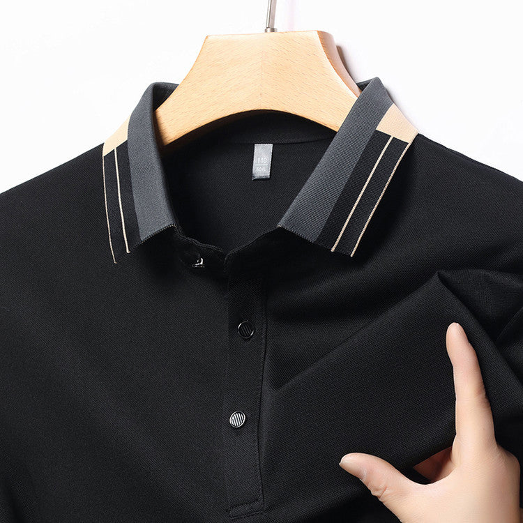 Elegant polo shirt for men with modern collar and stylish accents Lune London