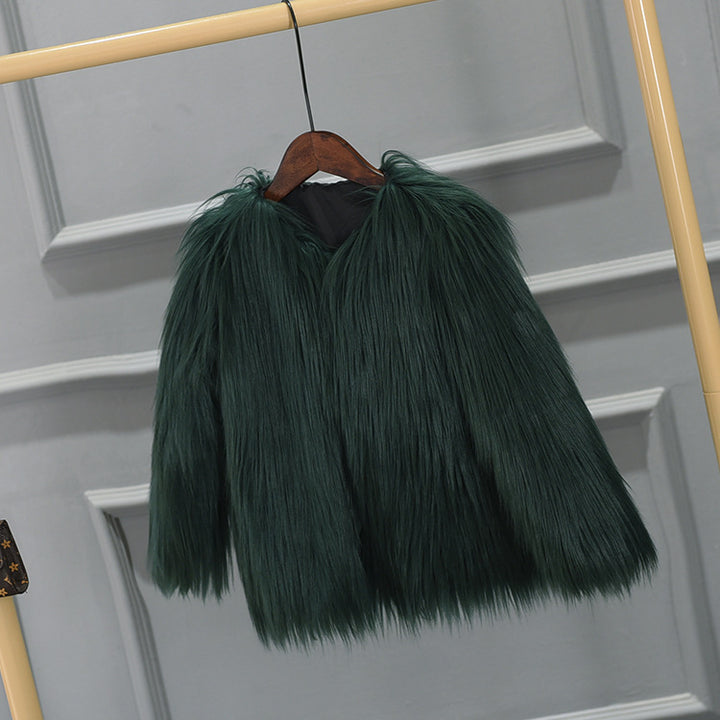 Women's voluminous faux fur jacket Lune London