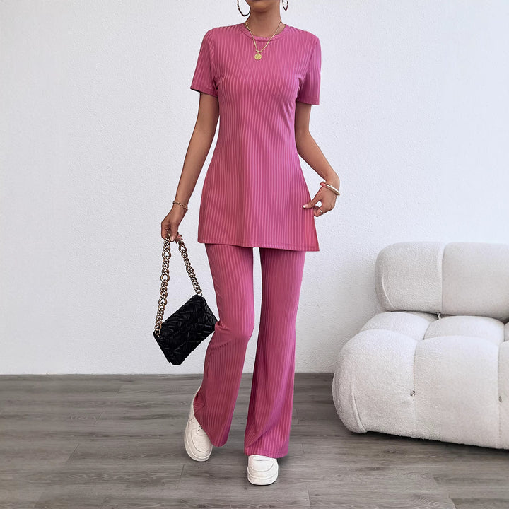 Women's legging set with a soft, textured top and a loose fit Chic & Stil