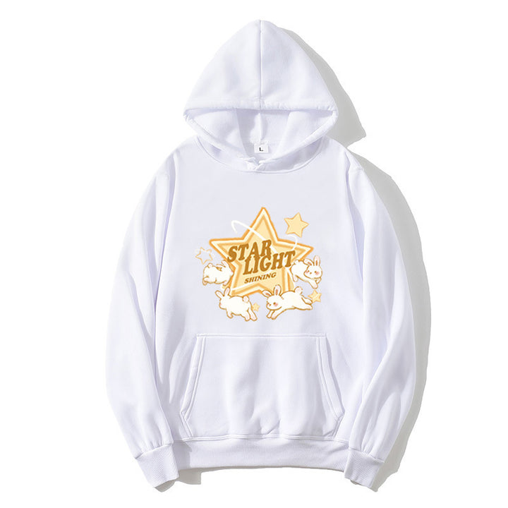Women's hooded sweatshirt with playful fairytale motif Chic & Stil