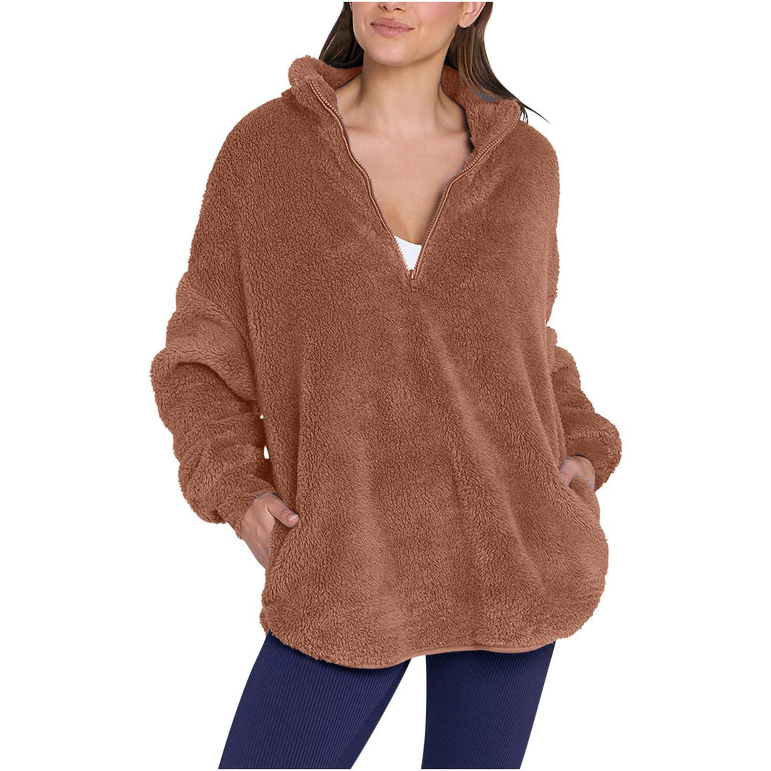 Ladies cozy zip sweater Lune London
