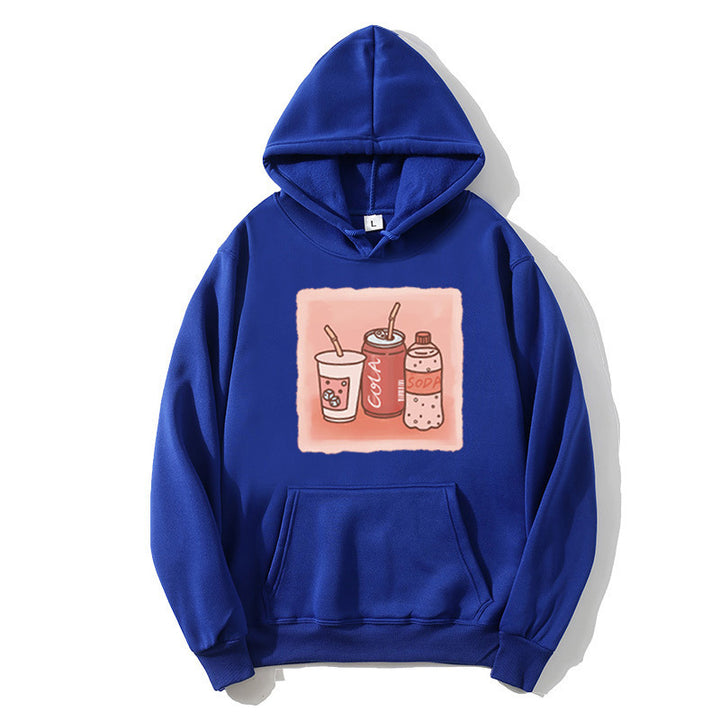 Women’s hoodie with inspiring drink motif Chic & Stil