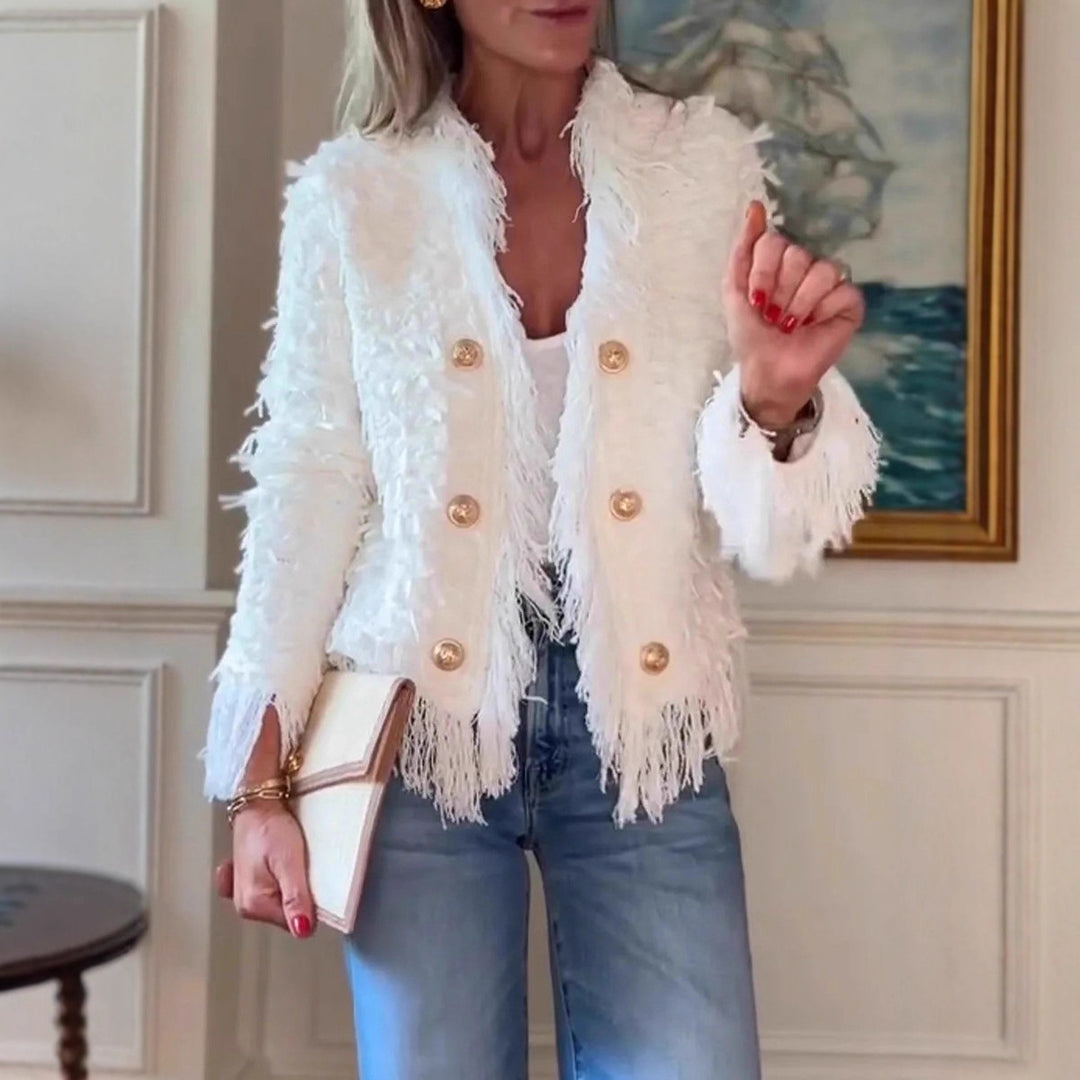 Trendy fringed jacket for women Lune London