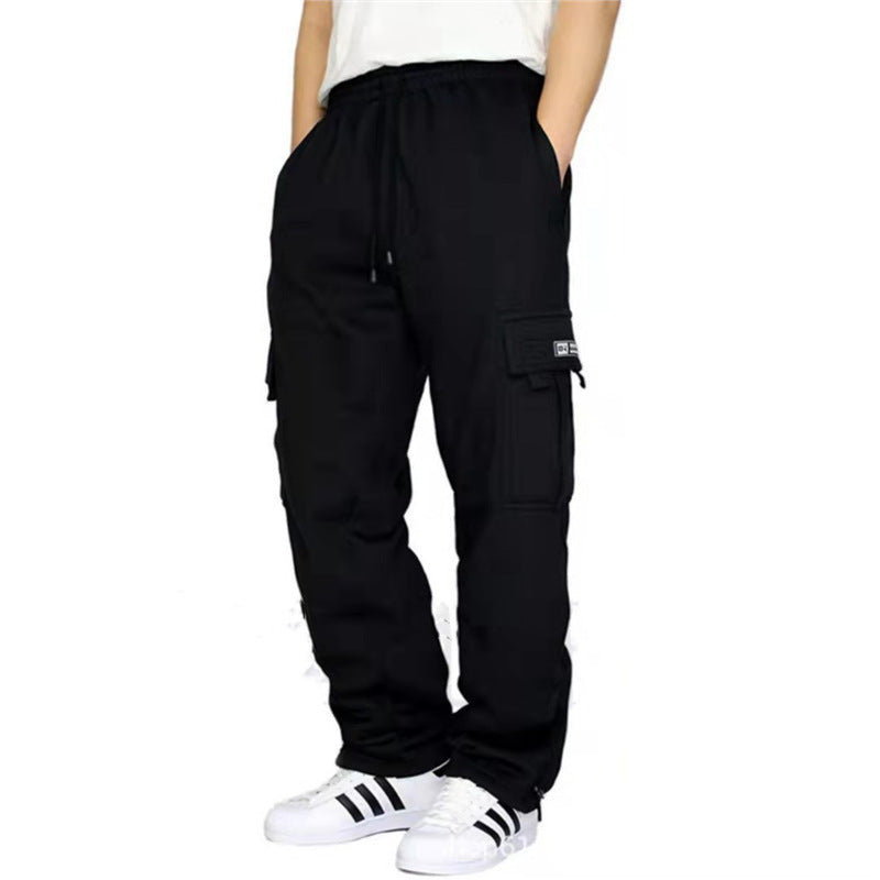 Men's cargo pants with practical pockets and elastic waist Lune London