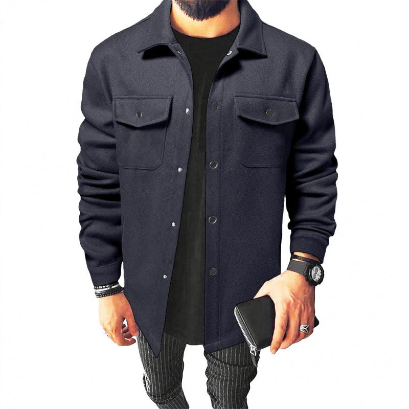 Men's blazer shirt made of durable material with practical pockets Lune London