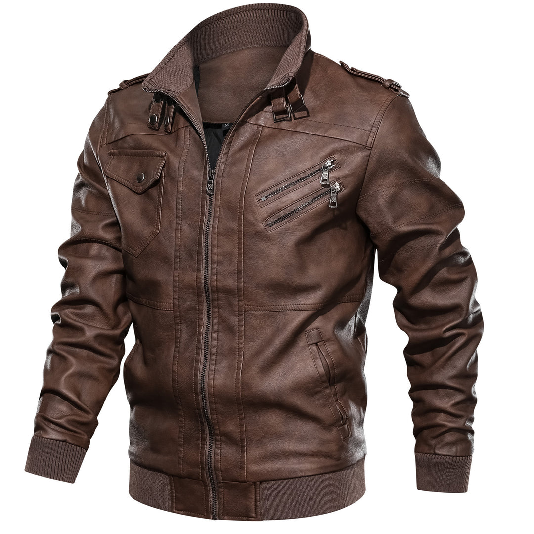 Lune London Faux Leather Jacket for Men
