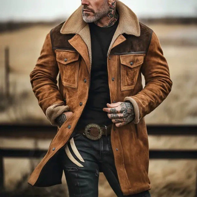 First-class suede jacket for men with teddy lining Lune London