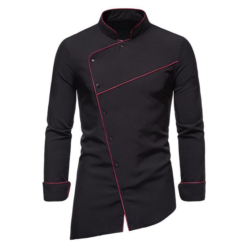 Men's chef jacket with precious contrasts and high-quality finish Lune London