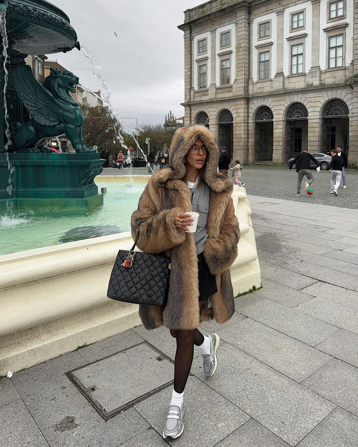 Women Cozy leisurewear with reflective details and practical hood Lune London
