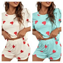 Lune London Women's Heart Print Loungewear Set