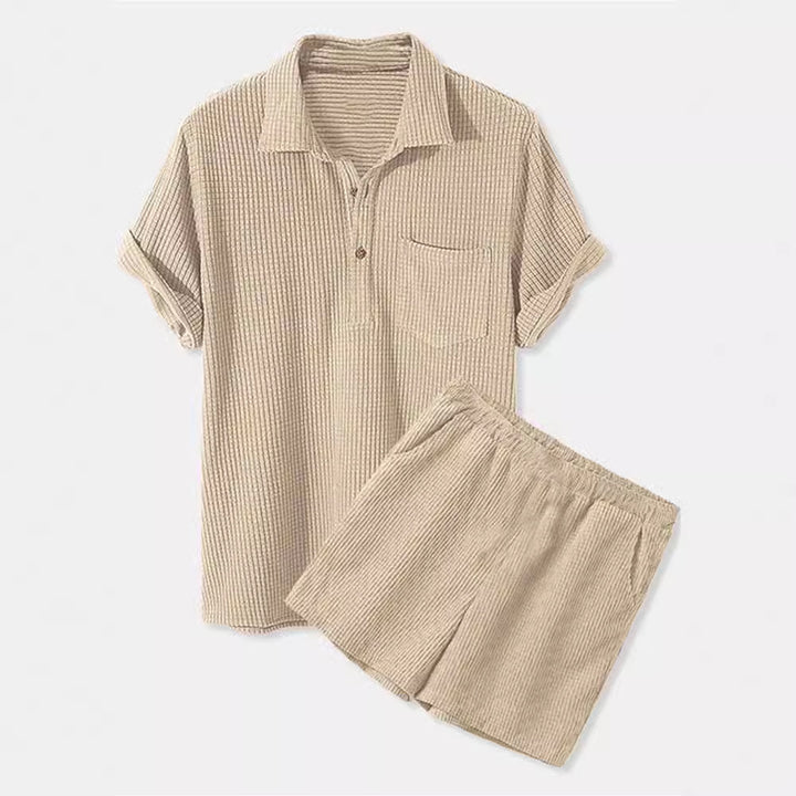 Sun pajama set for women with short t-shirt and Lune London pants