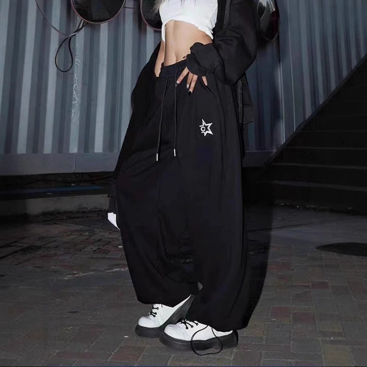 Women's loose sports pants with high-quality comfort and elastic waistband Chic & Stil