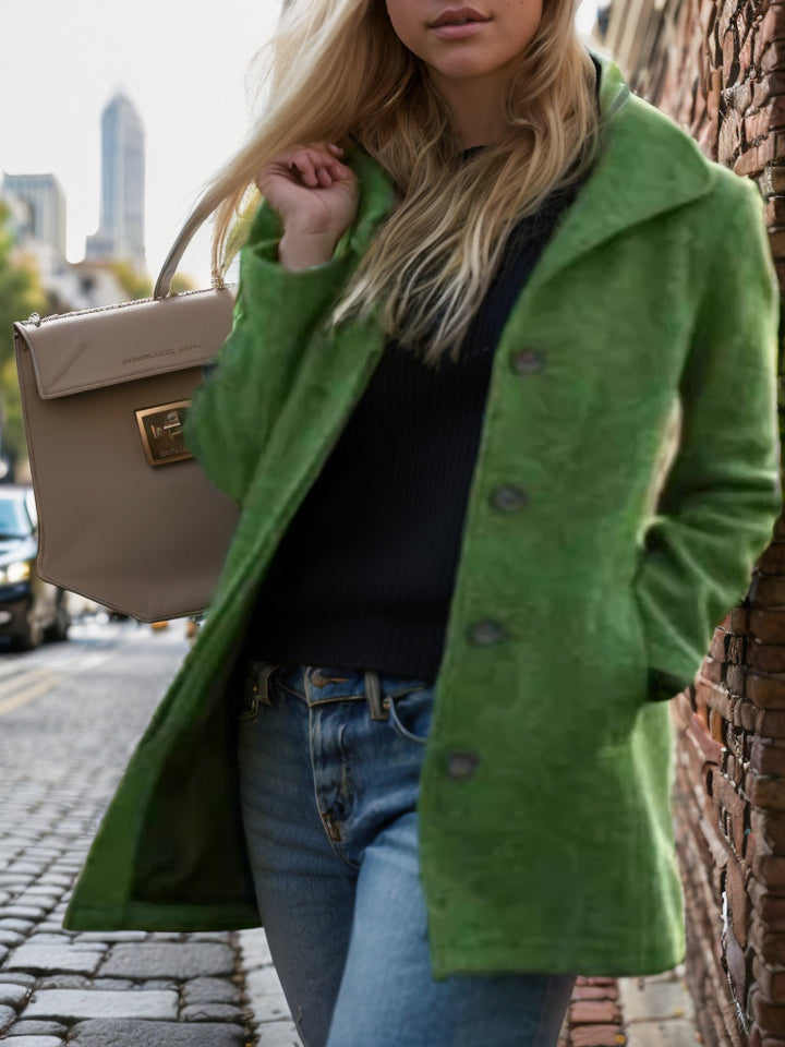 Women Structured Trendy Coat Lune London