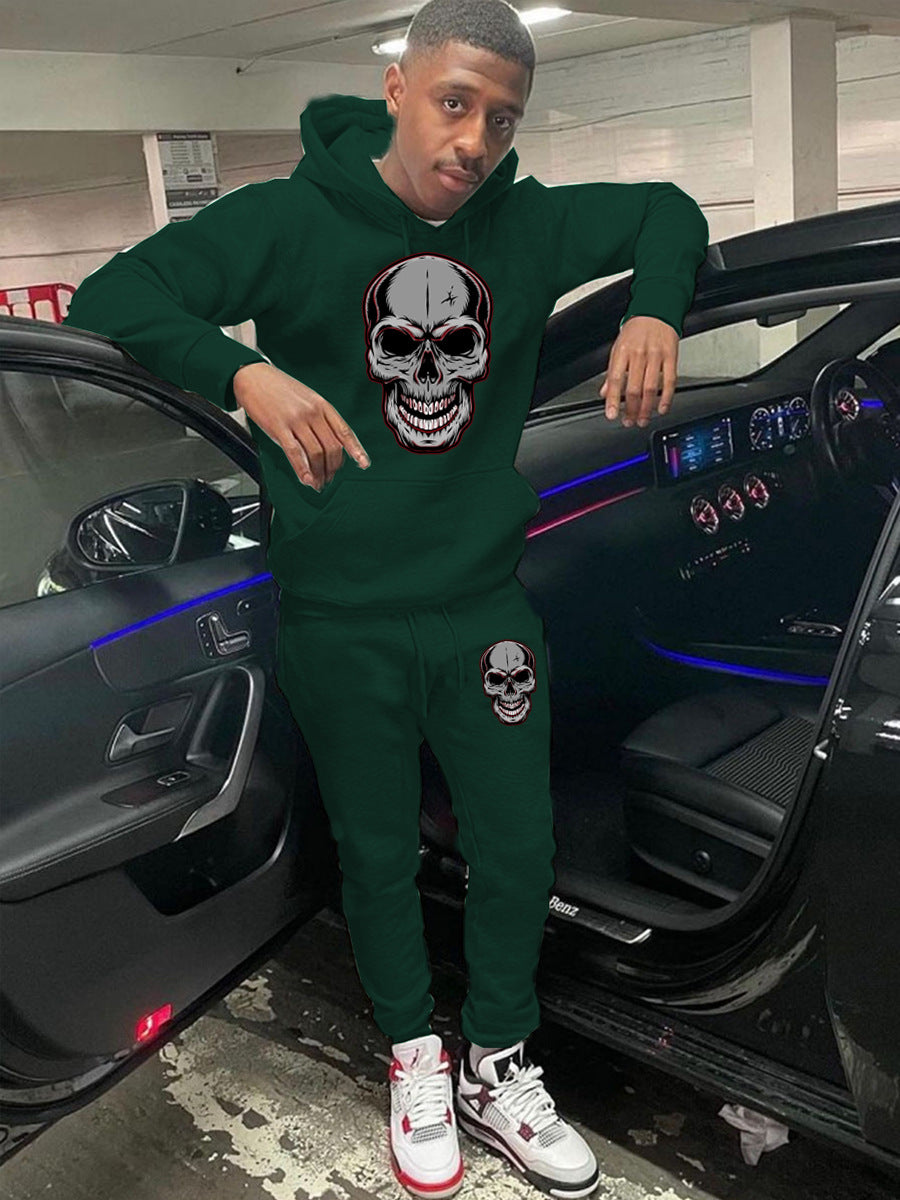 Women's hoodie jumpsuit with striking skull design Lune London