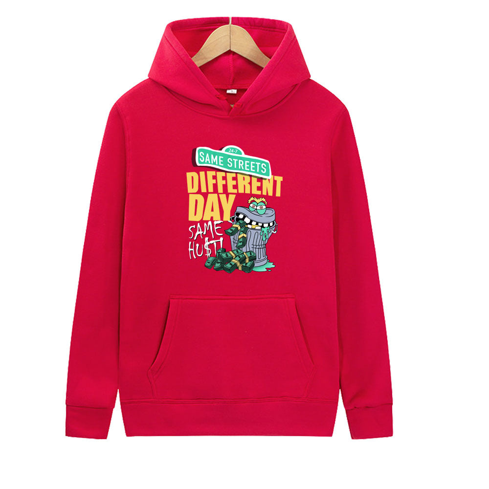Hooded sweatshirt for women with creative print Lune London