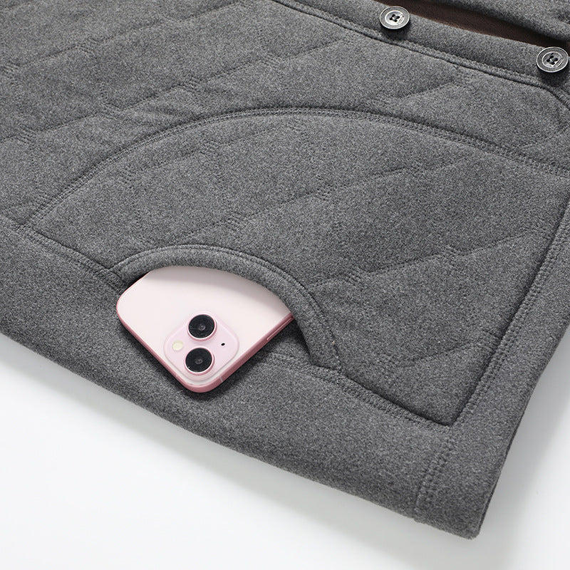 Women quilted comfort vest with practical pockets Lune London