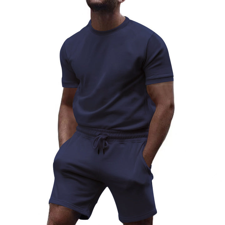 Short sleeve sports set for men with elastic waist Lune London