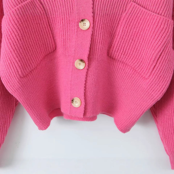 Femmes Gilet Confortable avec Capuche et Fermeture à Boutons Chic & Stil