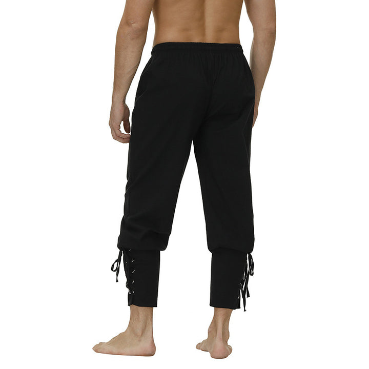 Men's leisure pants with a trendy fit and practical lace details Lune London