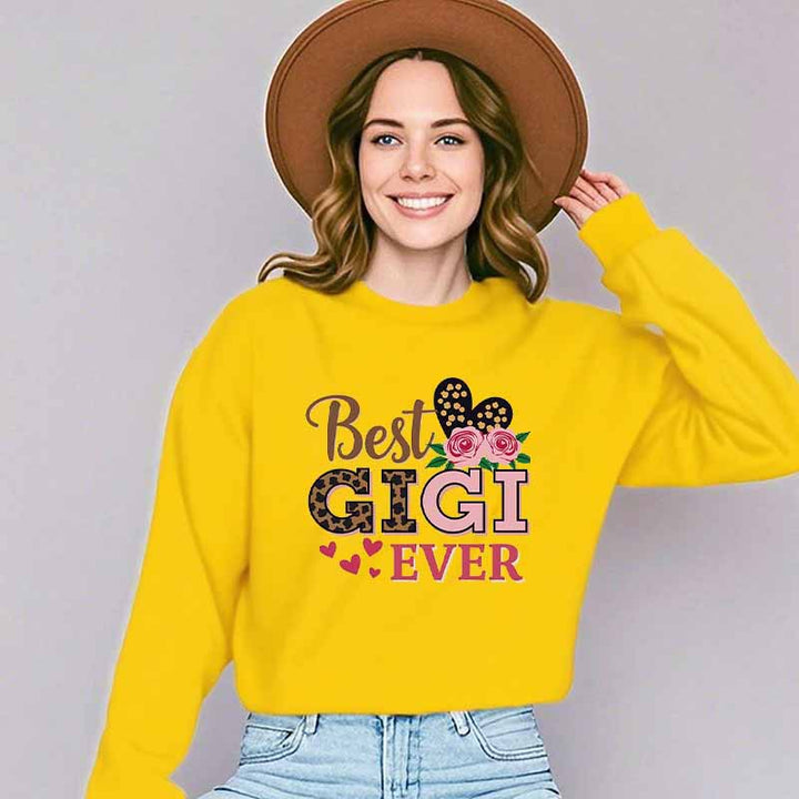 Sweatshirt pour femme avec motif créatif Gigi Chic & Stil