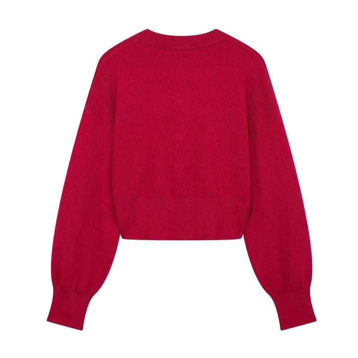 Cardigan élégant pour femmes avec des boutons en forme de cœur Chic & Stil