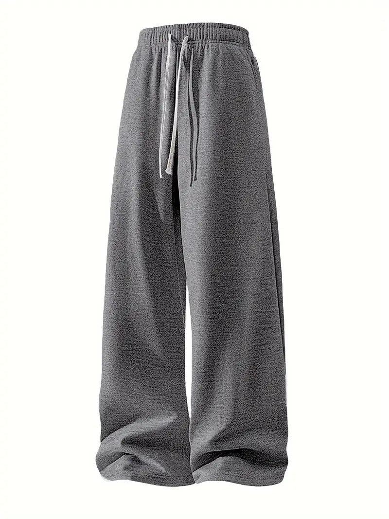 Women's casual loose-fit leisure pants with elastic waistband and practical pockets Chic & Stil