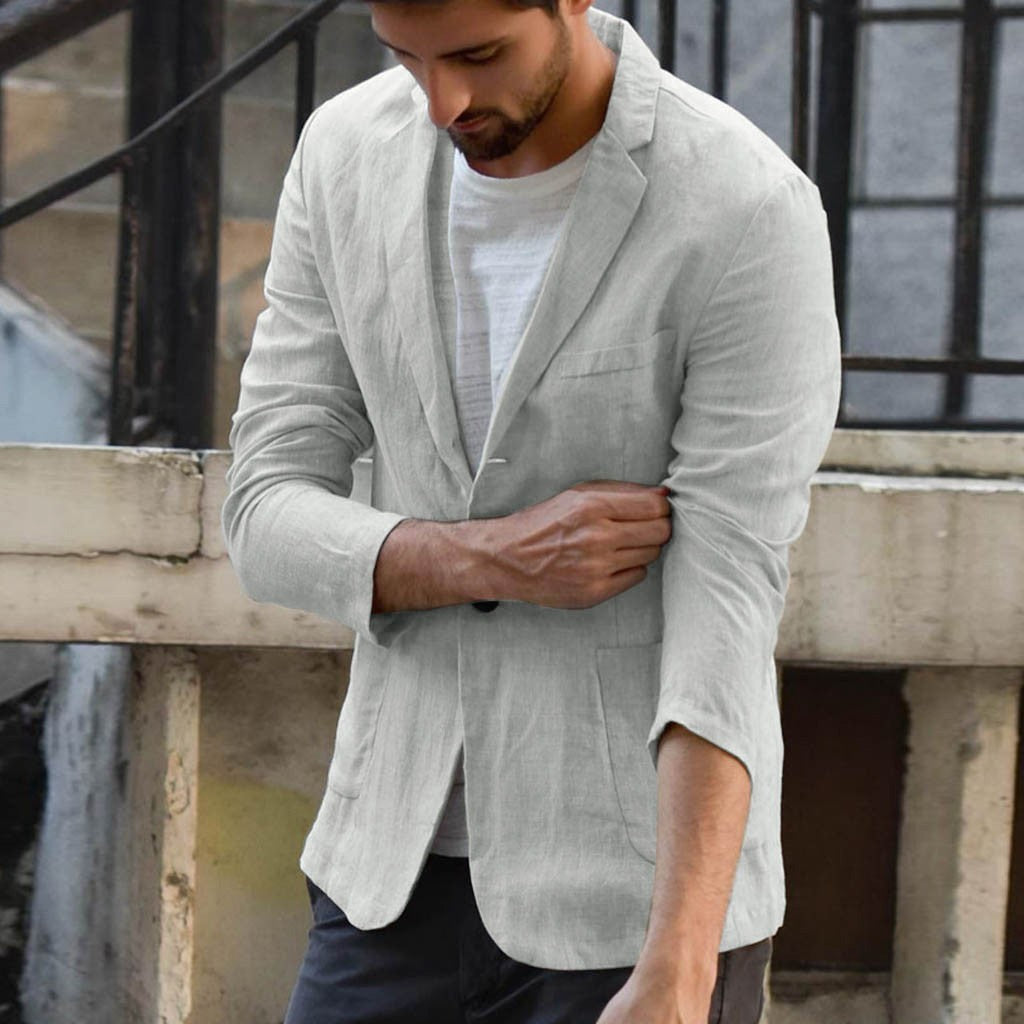 Light linen blazer for men Chic und Stil