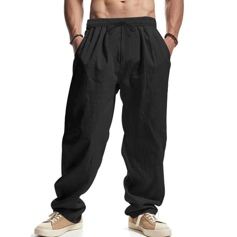 Casual pants for men with elastic waist and side pockets Lune London