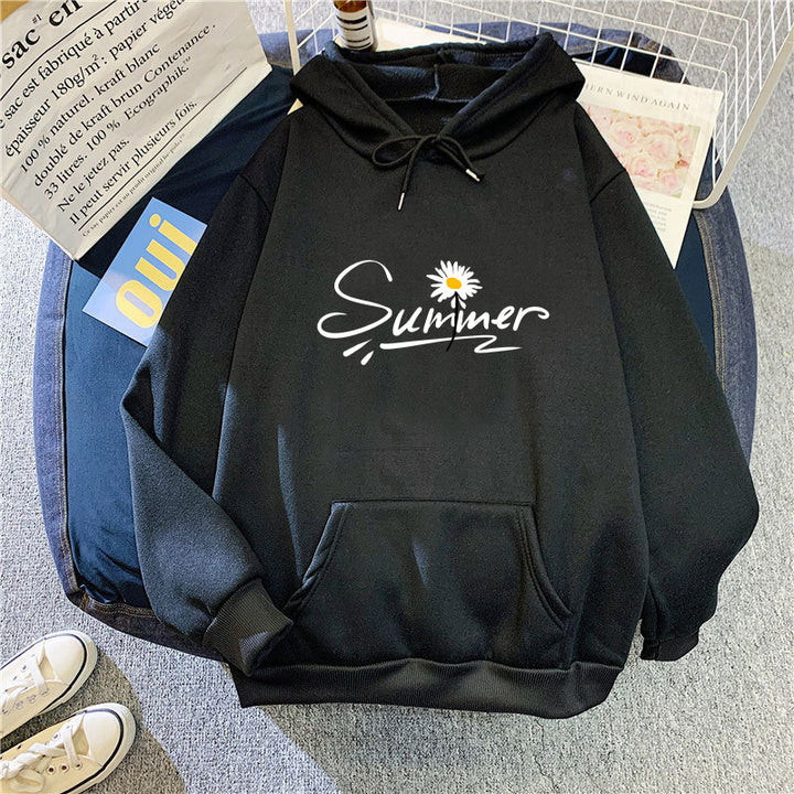 Women's hooded sweatshirt with cool summer motif Chic & Stil