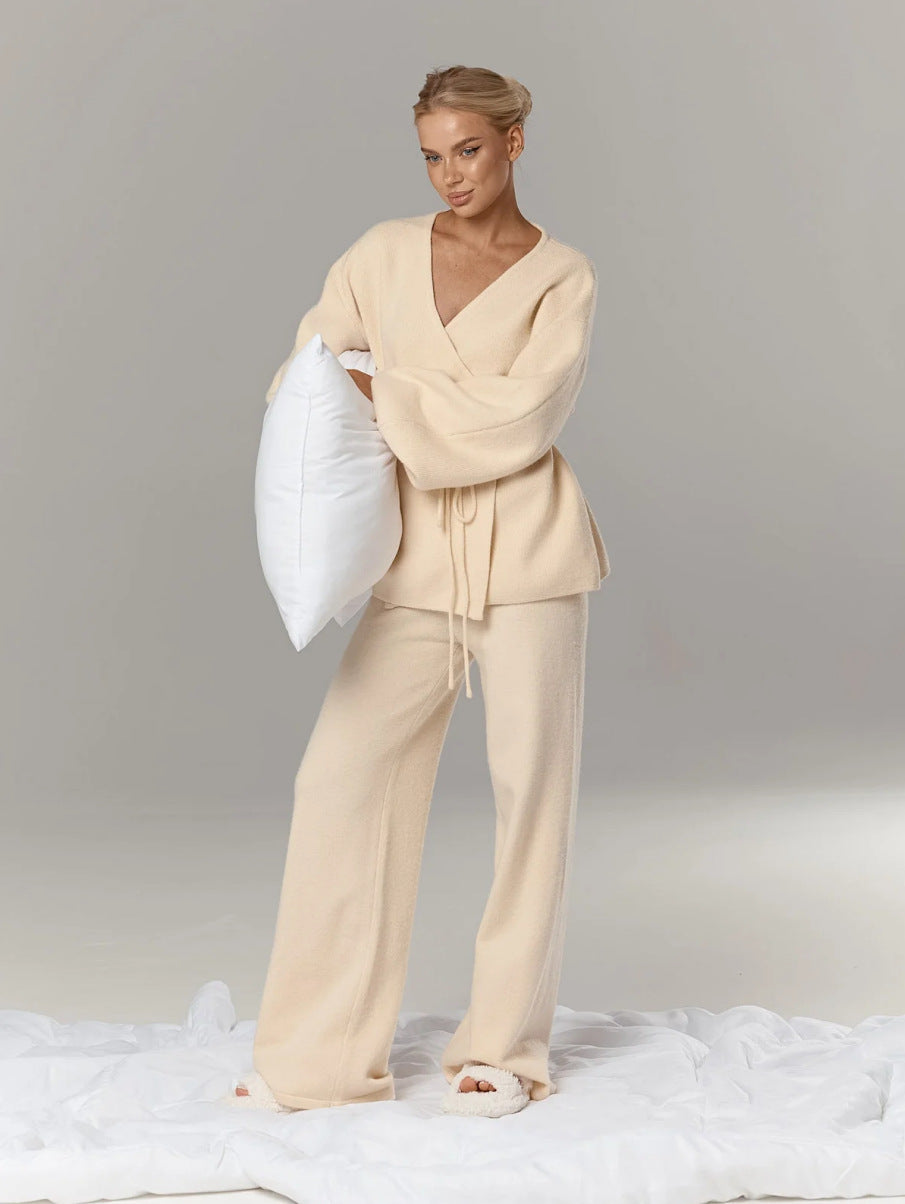 Ensemble de détente pour femmes avec haut kimono décontracté et pantalon confortable Chic & Stil