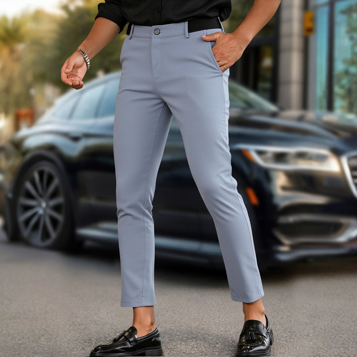 Lune London slim-fit trendy chino pants for men