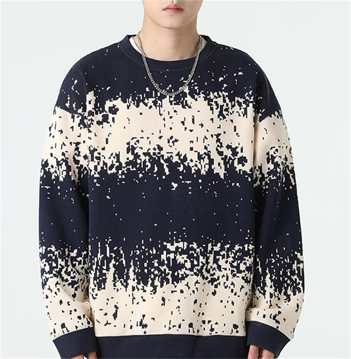 Men's sweatshirt with modern digital print Lune London