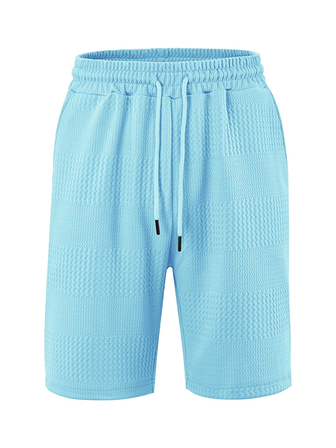Men's Sporty Shorts with Innovative Texture and Elastic Waistband Lune London