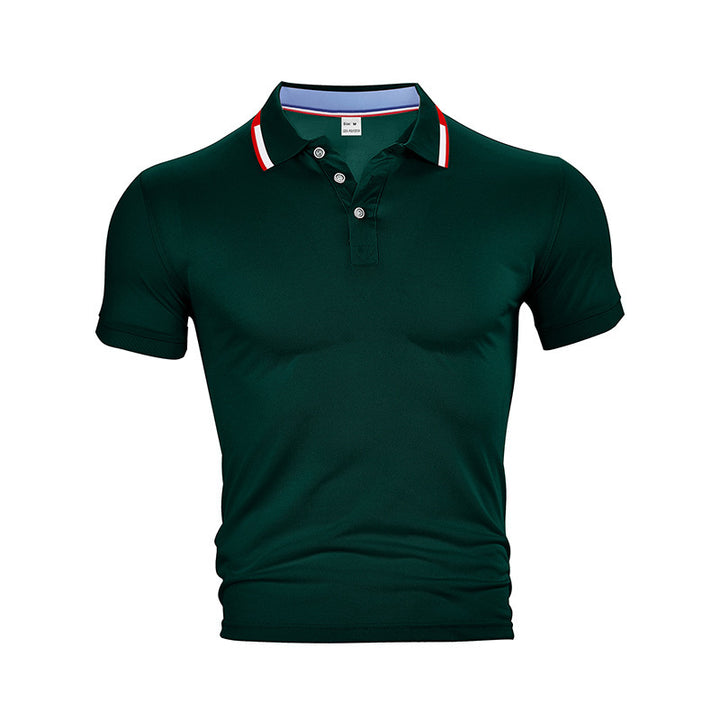 Men's polo shirt with modern cut and breathable structure Lune London