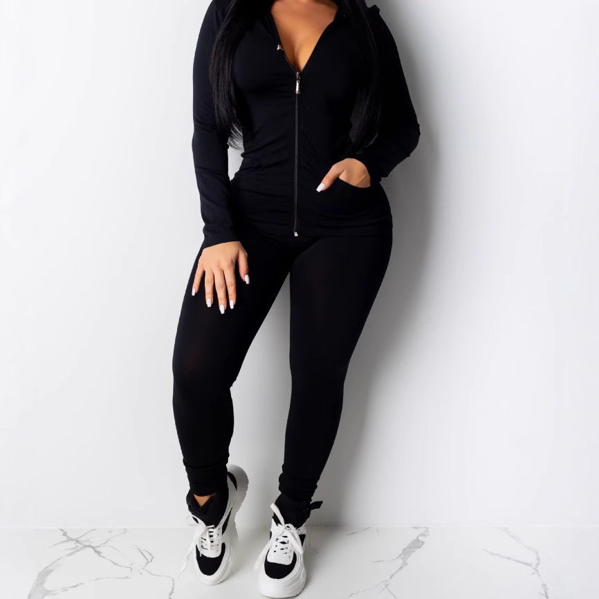Lune London Women's Sports Leisure Set with Hood and Fitted Cut