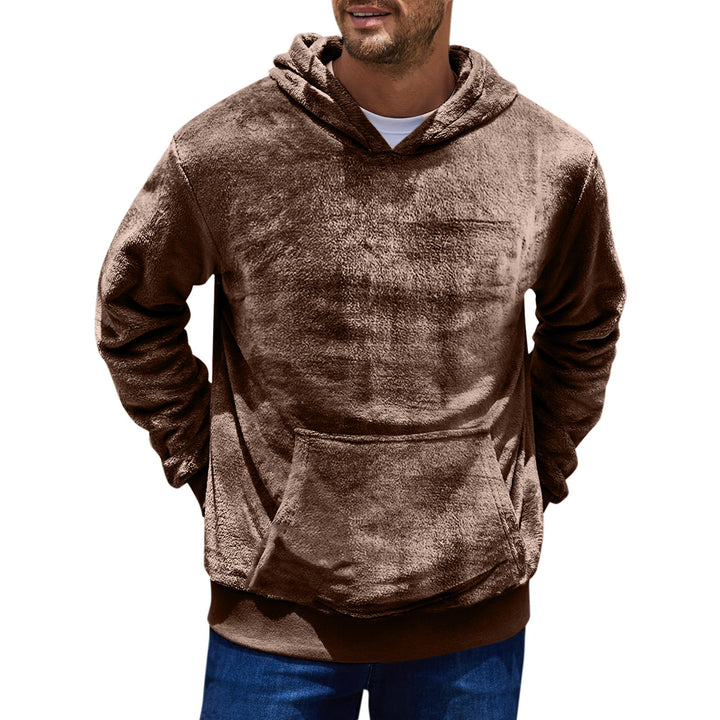 Comfortable fleece hoodie for men with kangaroo pocket Lune London