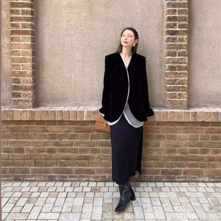 Manteau enveloppant élégant pour femmes en matériau de haute qualité Chic & Stil