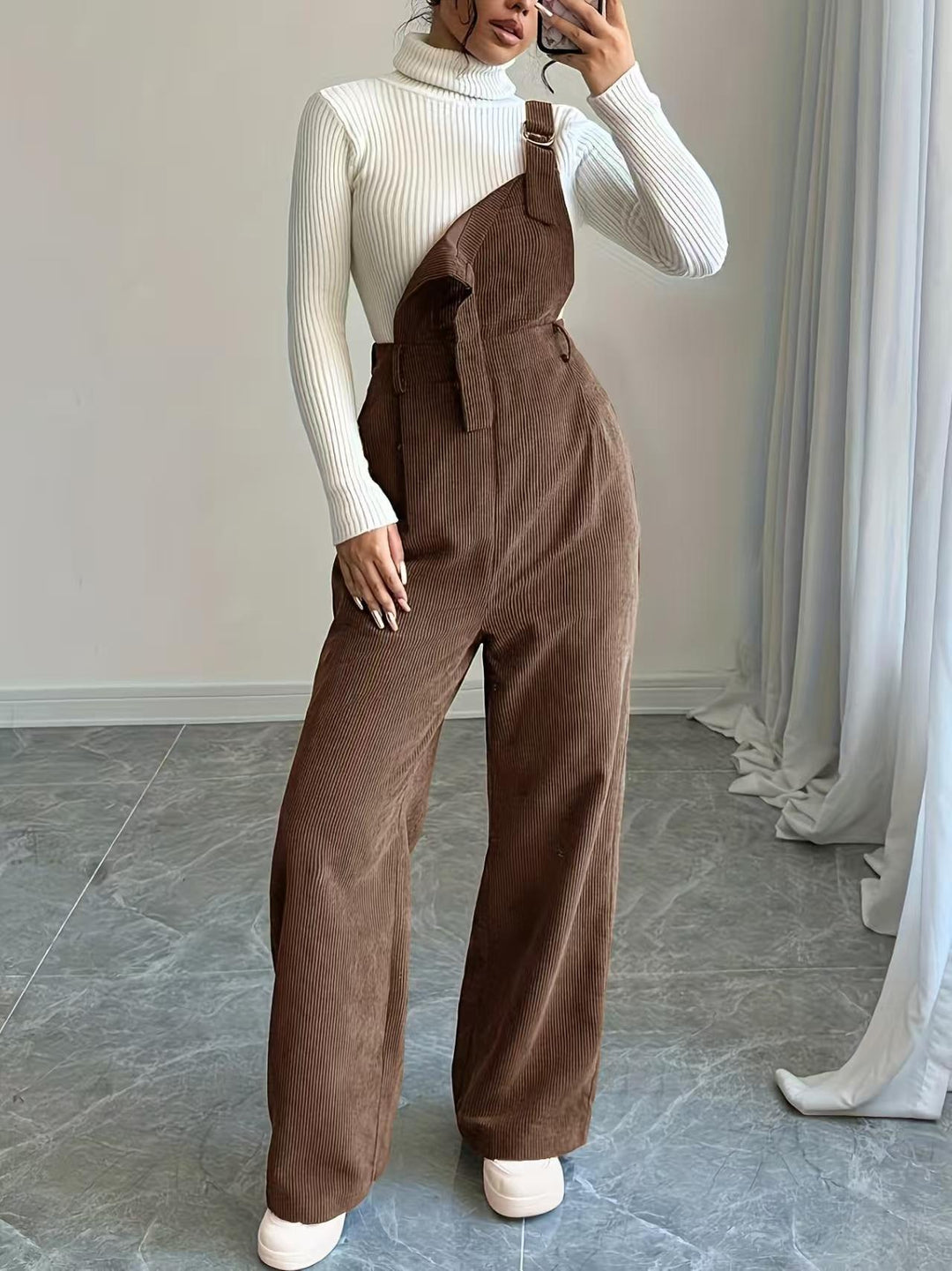 Dames loisirs coupe corduroy combinaison Chic & Stil