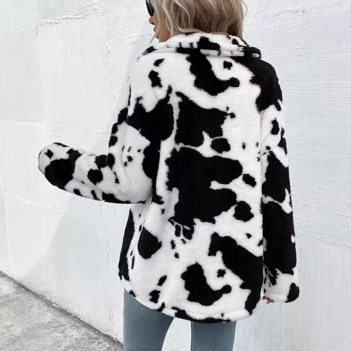 Ladies Soft Checkered Jacket Lune London