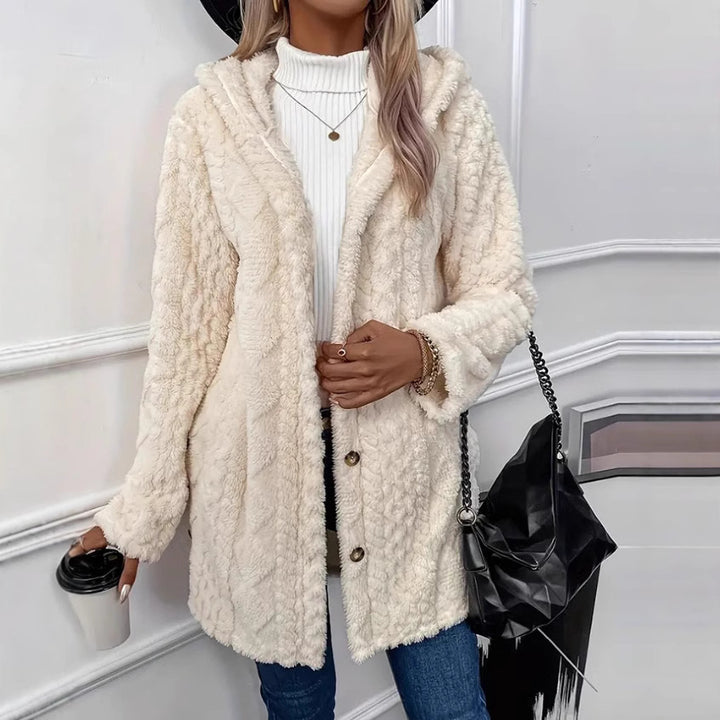 Women Cozy Fleece Jacket Lune London
