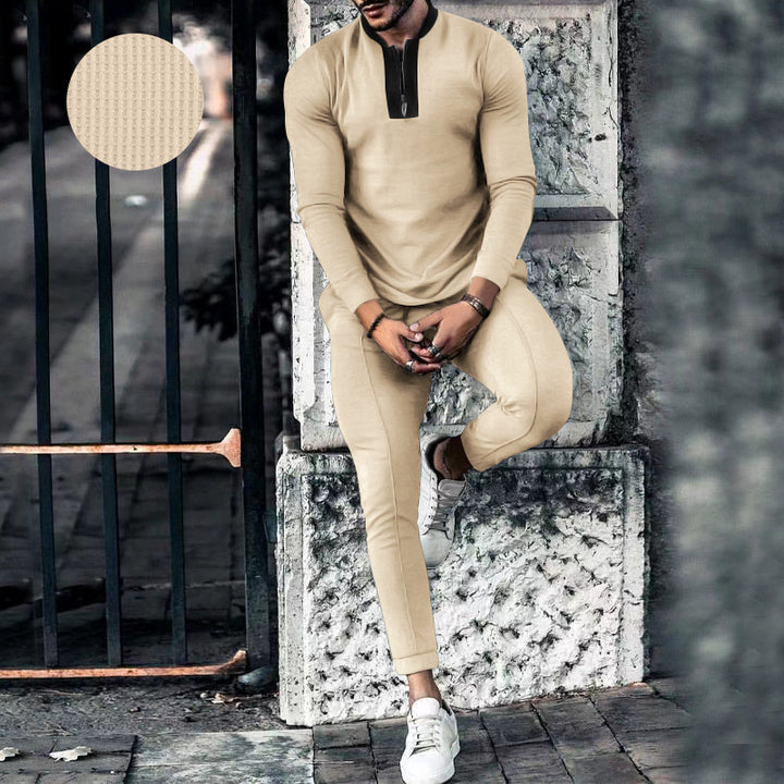 Men's functional shirt with modern zipper and ergonomic cut Chic and style