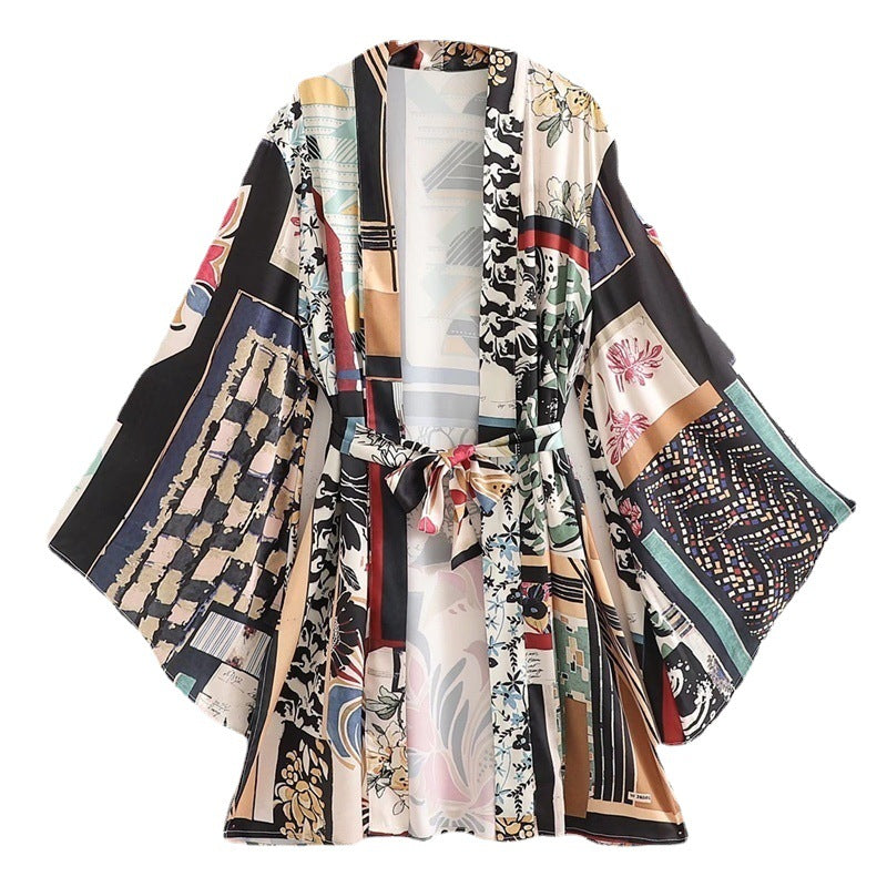 Ladies loose, printed Palazzo pants Lune London