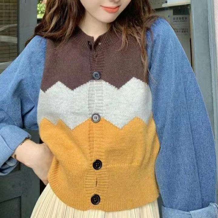 Ladies Trendy Vest with Modern Color Accents Lune London