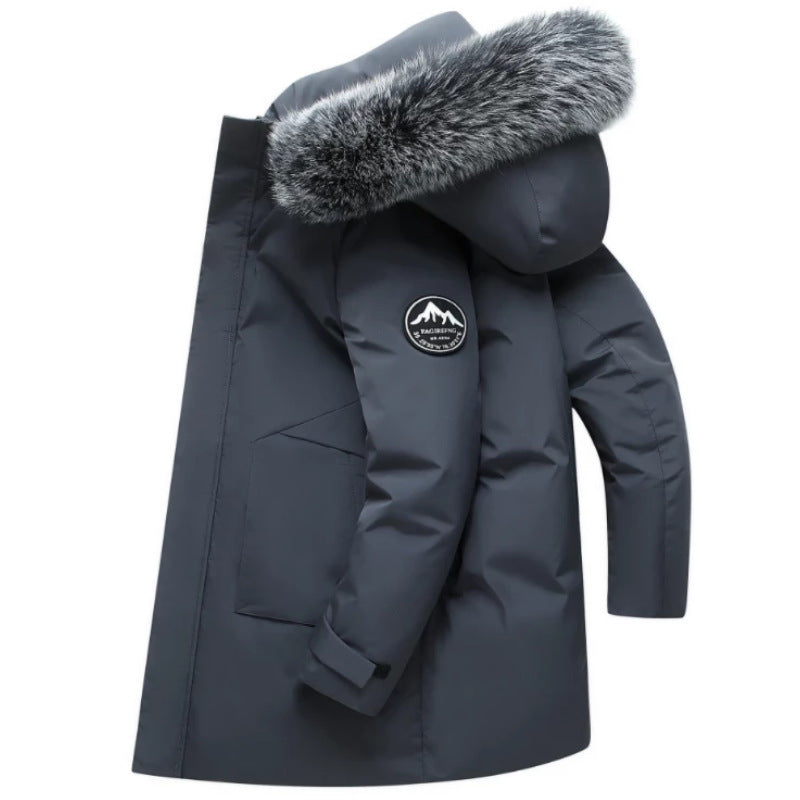 Women's Winter Parka with Removable Hood and Cozy Faux Fur Lune London