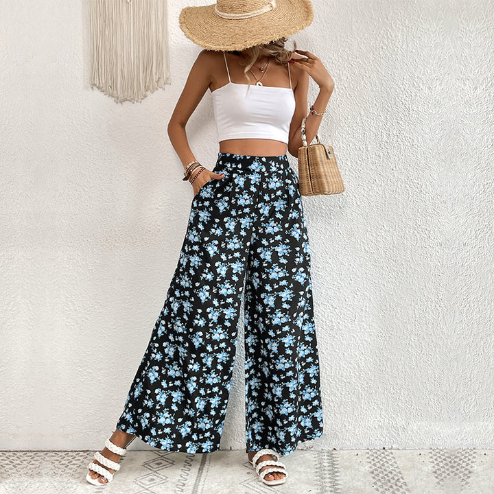 Chic and Stylish Floral Wide Leg Pants for Women