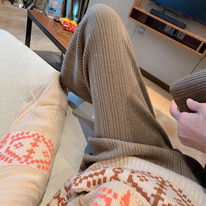 Pantalons en maille lâche pour femmes Chic & Stil